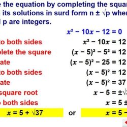 Unit 4 solving quadratic equations homework 7 the quadratic formula